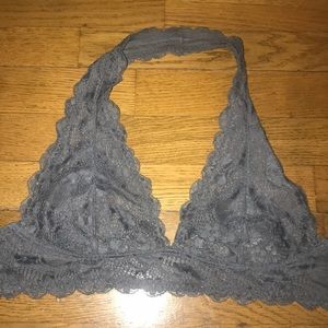 Free People lace halter bralette